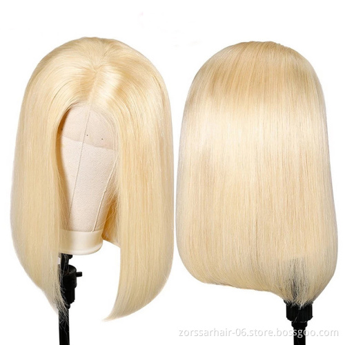 Cheap wigs with lowest price indian frontal human hair short bob cut wigs blonde lace front human hair wigs for black women